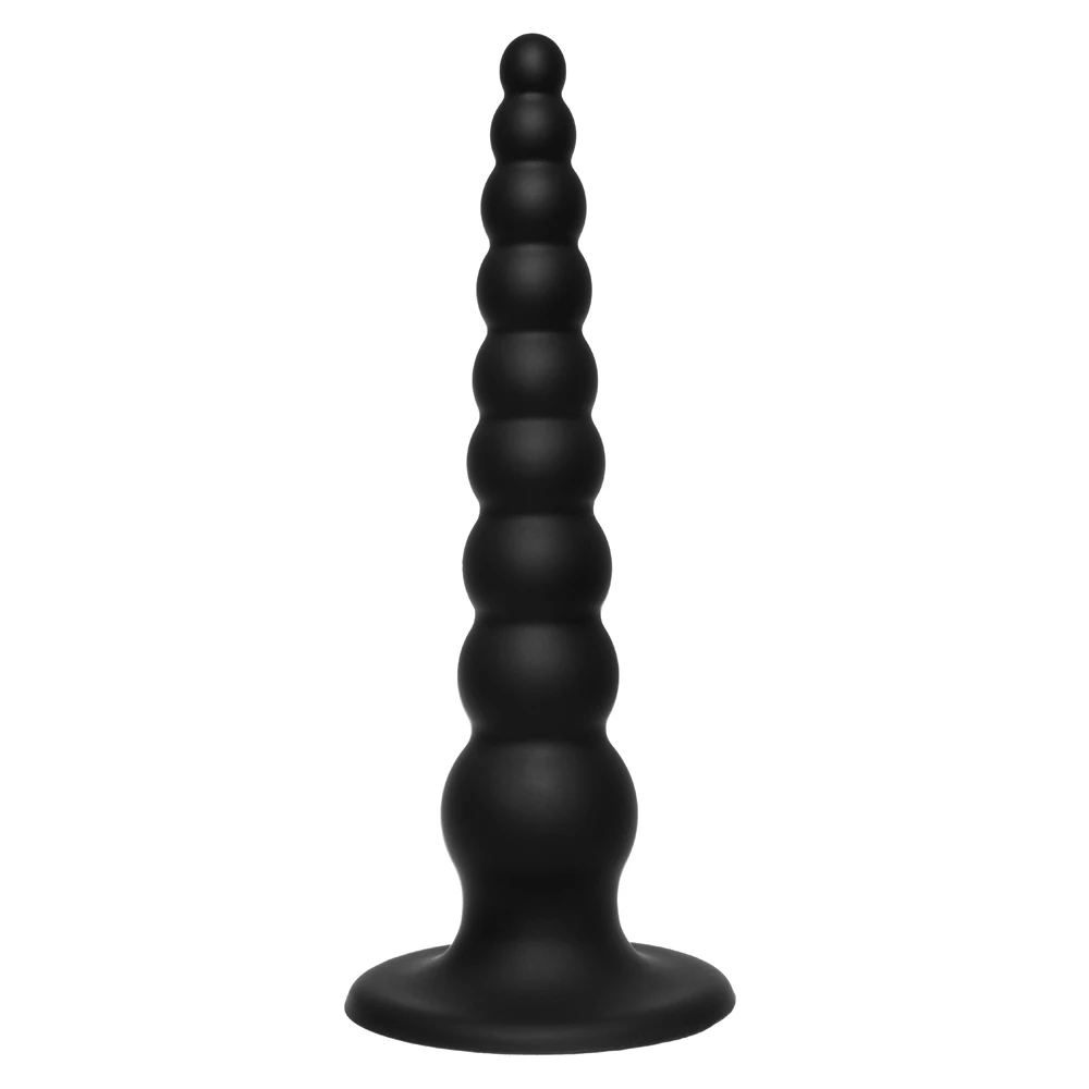 Bum Boa Liquid Silicone Beaded Anal Dildo – 9.5 Inch