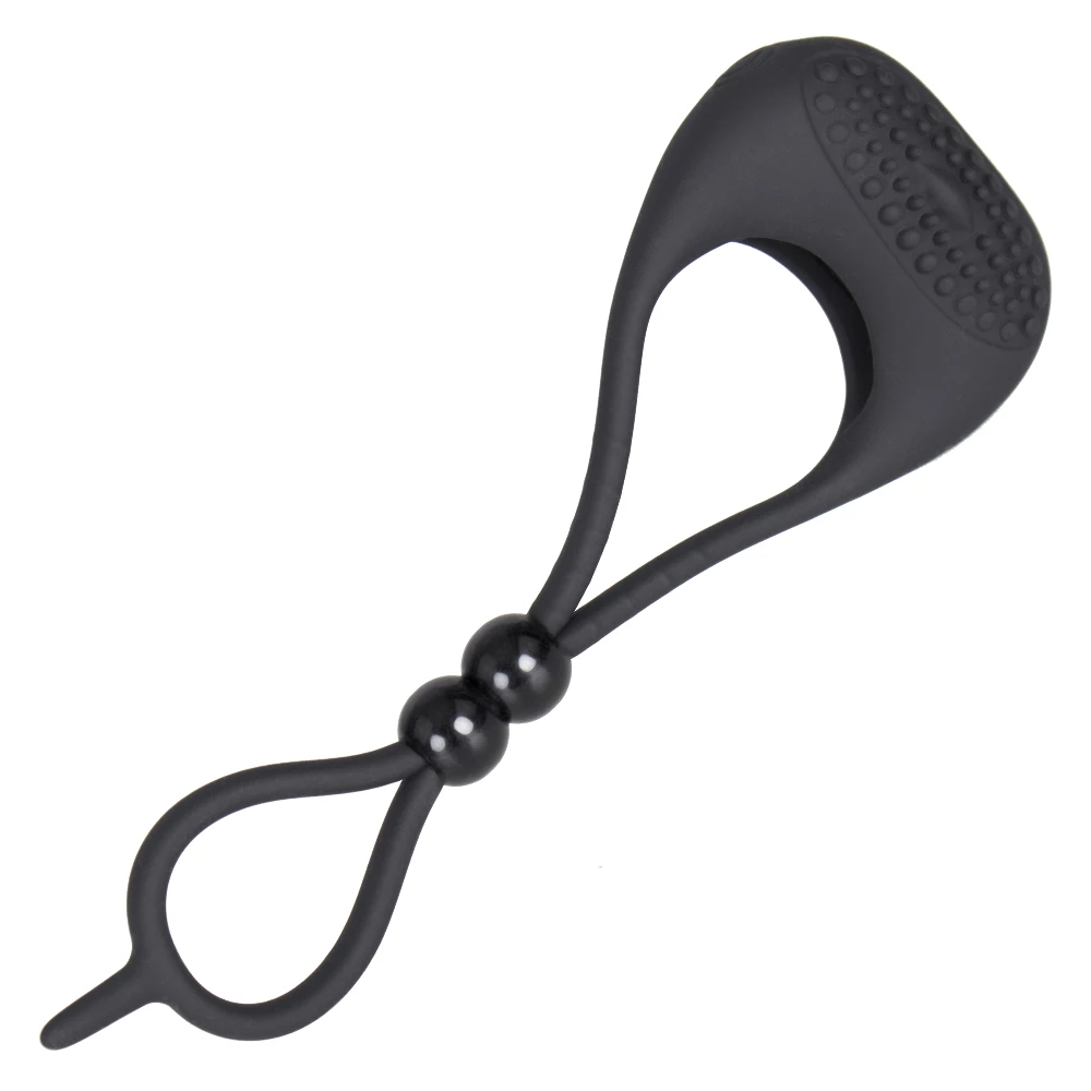 Ringmaster Black Silicone Vibrating Cock Ring