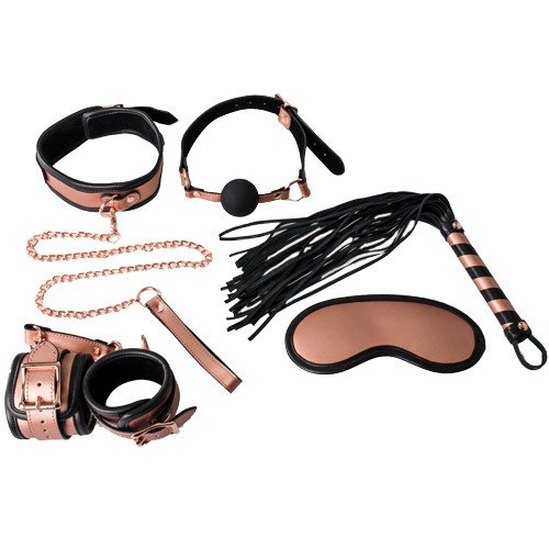 Beautifully Bound Rose Gold Real Leather Essential Set