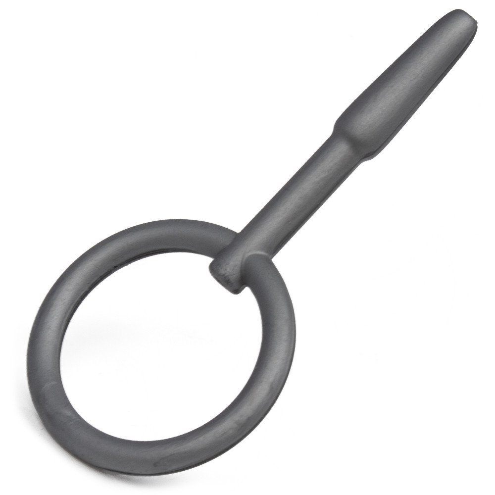 Bondara Mini Dummy Penis Stretcher Plug With Through-Hole - 6cm