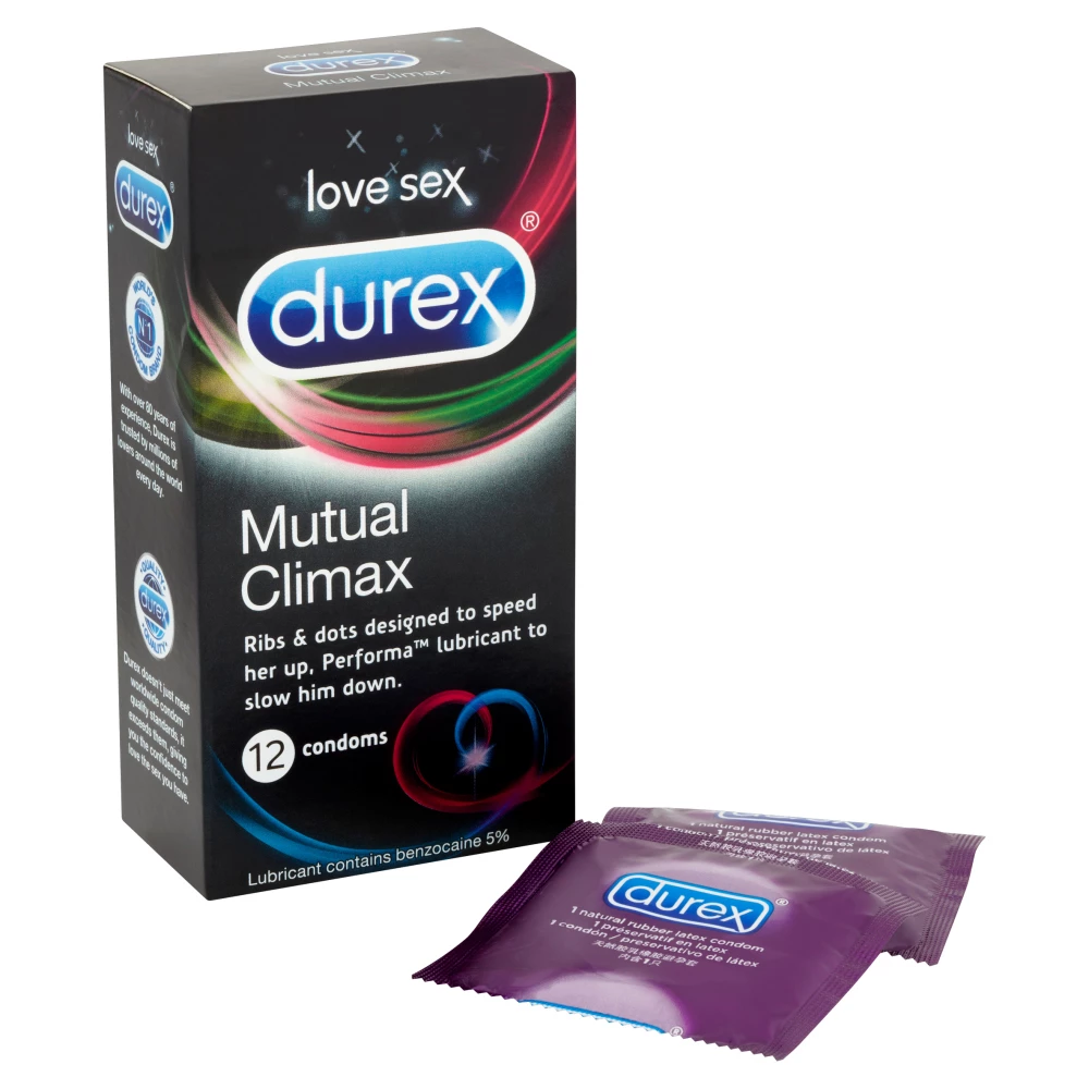 Durex Mutual Climax Condoms - 12 Pack