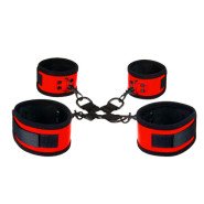 Bondara Ravish Me Red PVC Hogtie Restraint with Detachable Cuffs