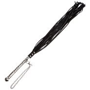 Bondara Luxe Manners XL Suede & Metal Flogger - 30 Inch