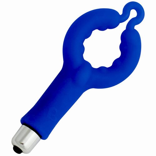 Rocks-Off 4US Blue 7 Function Vibrating Cock Ring