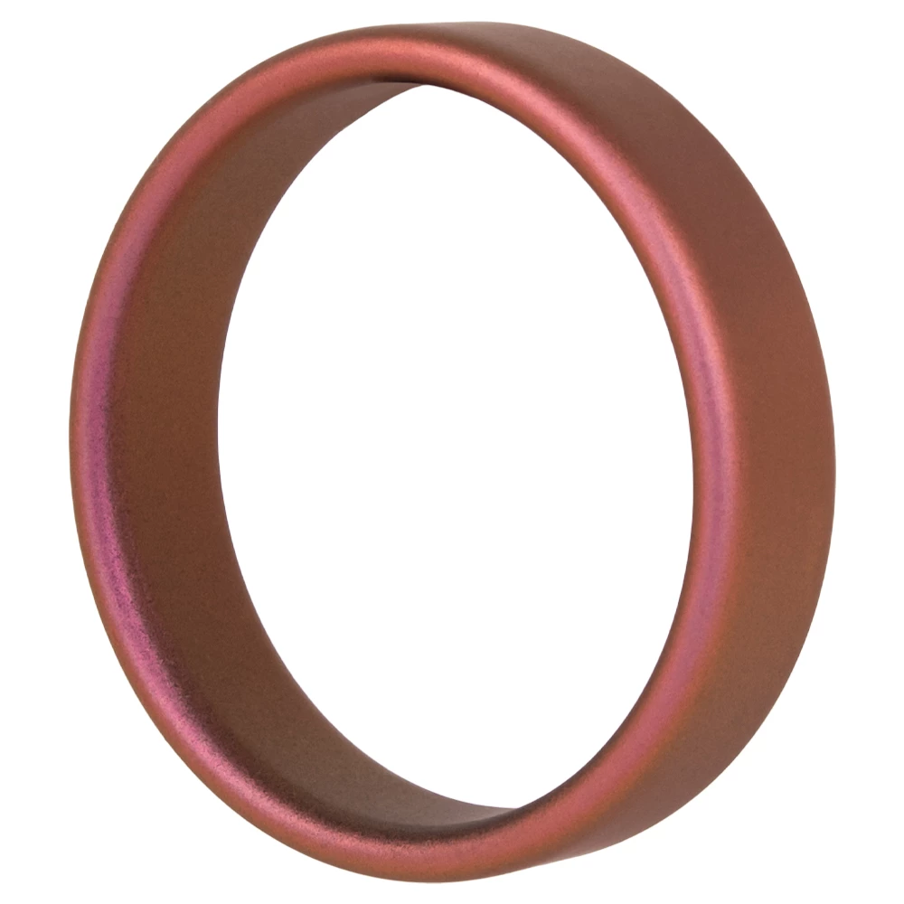 Blaze Metallic Red Silicone Cock Ring