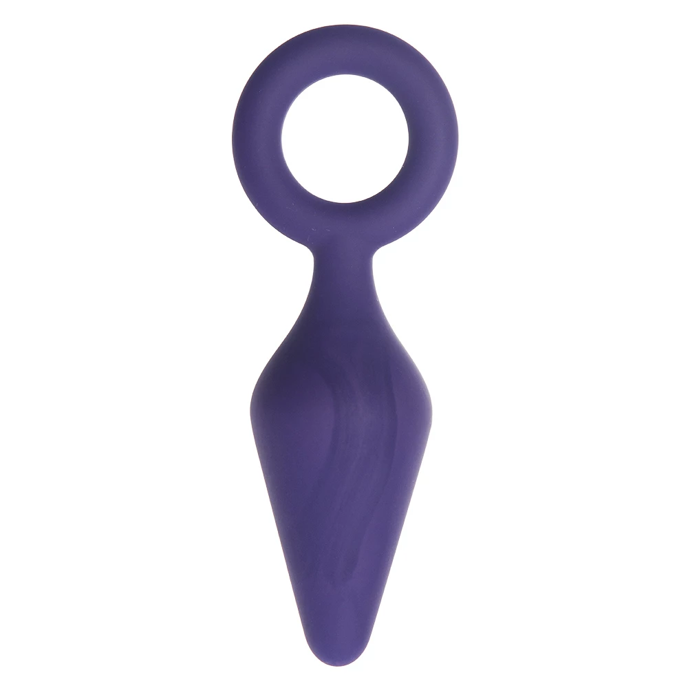 King Bling Purple Silicone Butt Plug - 5 Inch