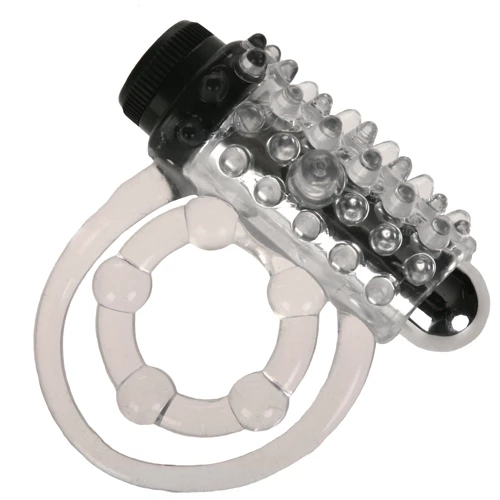 Arouser Multi-Speed Vibrating Double Cock Ring