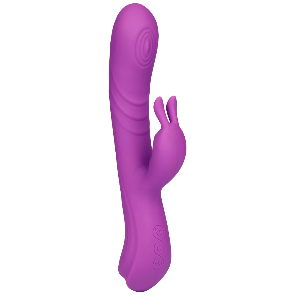 Nudge Nudge Purple Silicone Flicking Rabbit Vibrator