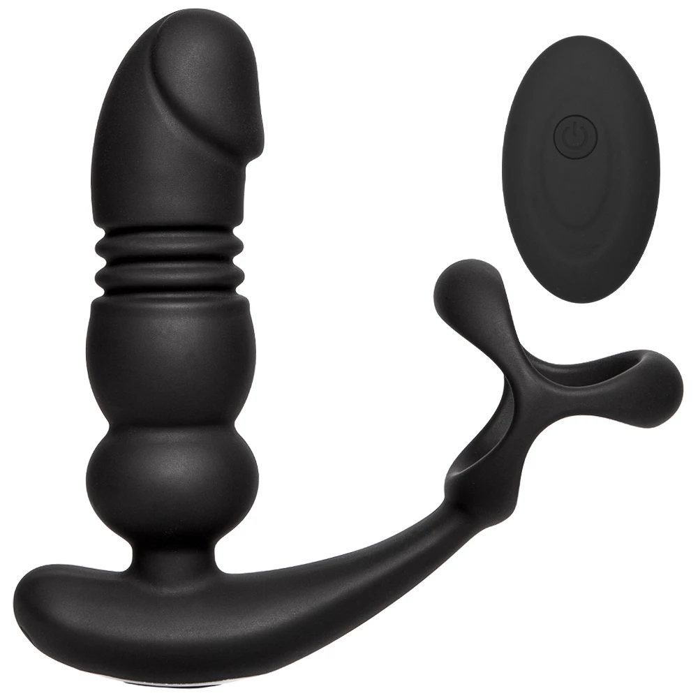 Cruise Control Thrusting & Vibrating Anal & P-Spot Massager - 6 Inch