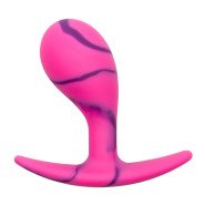 Mon Amour Pink Marble Silicone P-Spot Plug - 2.2, 2.5 or 3 Inch