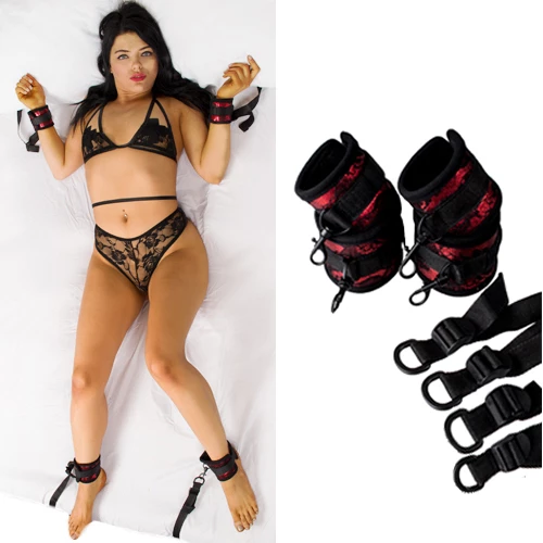 Your Fantasy Tied Down In Bed Restraint