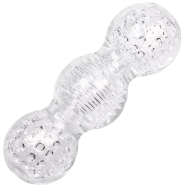 Boss Ice Triple Threat Clear Jelly Masturbator - 6 Inch – Boss Masturbators
