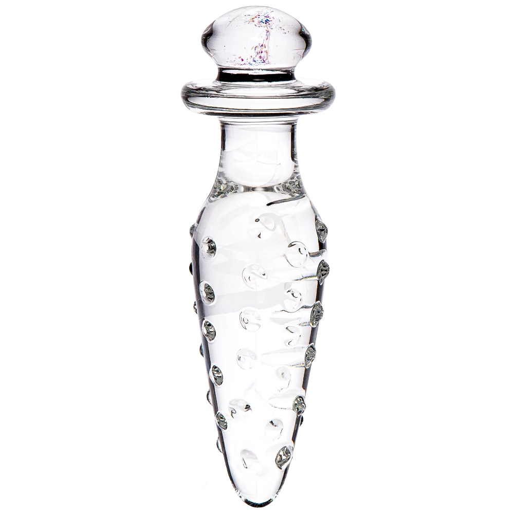 Crystal Coil Magical Glass Butt Plug - 5.5 Inch