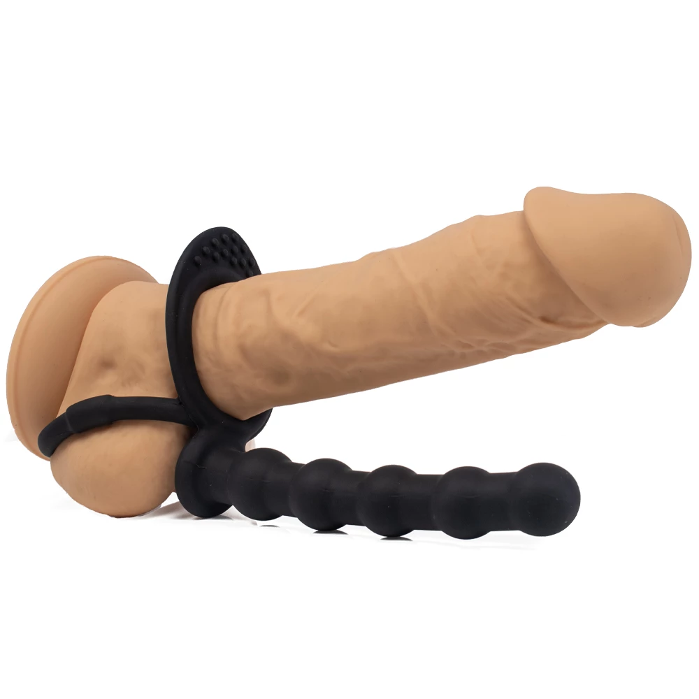 Double Bubble Anal Penetration Cock Ring