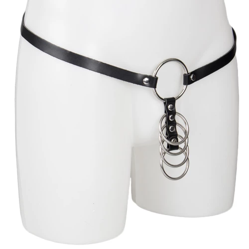 Five Gates Of Hell Cock Ring With Belt Harness
