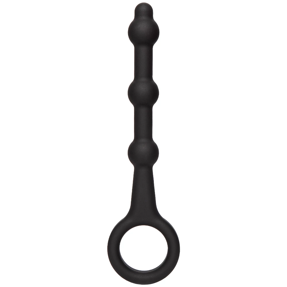 Initiation Slim Silicone Anal Beads - 7 Inch