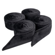 Bondara Curtain Call Black Velvet Wrist & Ankle Restraints