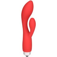 Bondara Frisky Business Red Silicone 10 Function Rabbit Vibrator