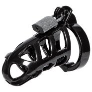 Torment Gladiator Black Stainless Steel Chastity Cage