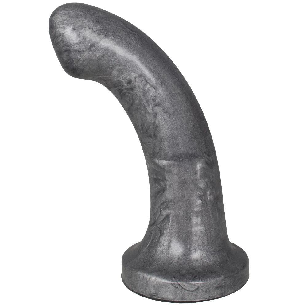 Metallic-aah Marbled G-Spot & P-Spot Dildo - 6 Inch