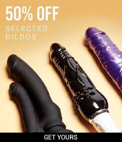 50% Off Selected Dildos Small Special Banner