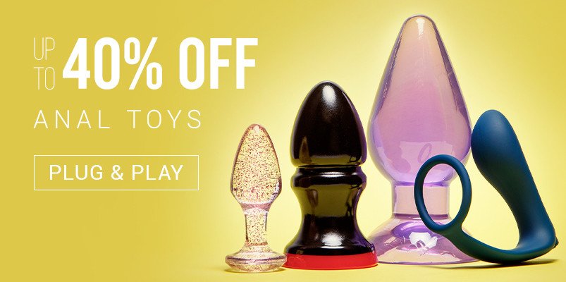 Up To 40% Off Anal Toys Promo Mob Banner