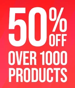50% Off Over 1000 Products